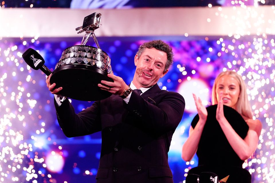 Rory McIlroy receives the BBC Sports Personality of the Year 2025 award